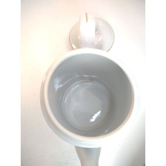 Fairfield Vanessa Fine China Teapot and Lid White Floral Handle Spout - Picture 12 of 16